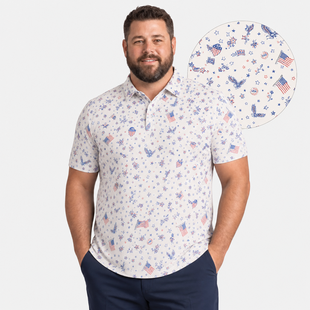 Polo - White USA