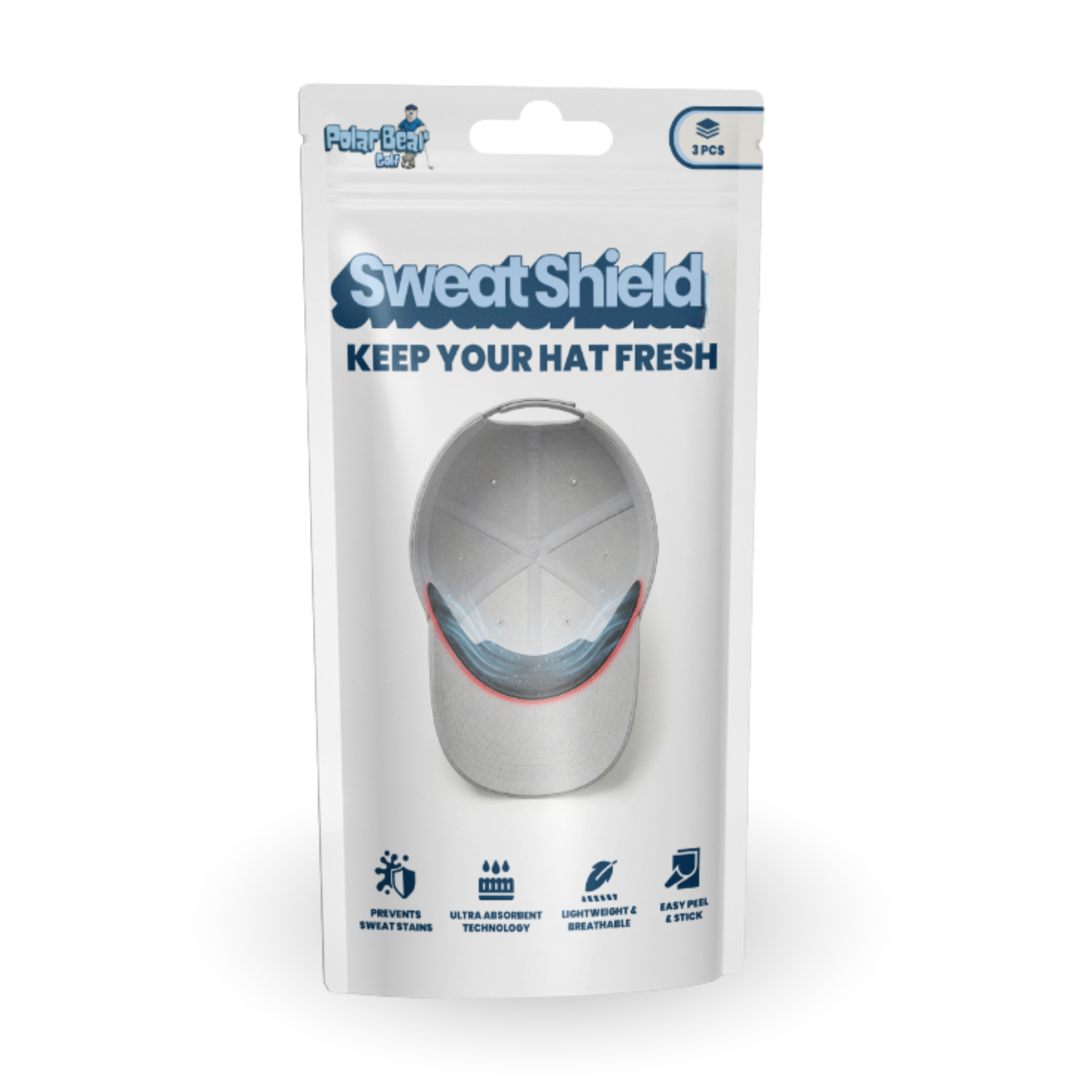 SweatShield - Golf Hat Sweat Liner